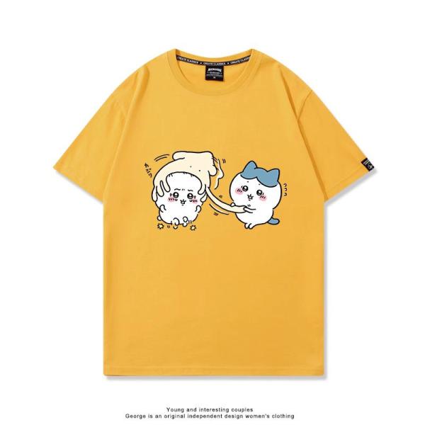 ちいかわ ハチワレ うさぎ ｔシャツ 半袖  萌えグッズ 薄手 春夏秋用 綿 暖かい  カワイイ 小...