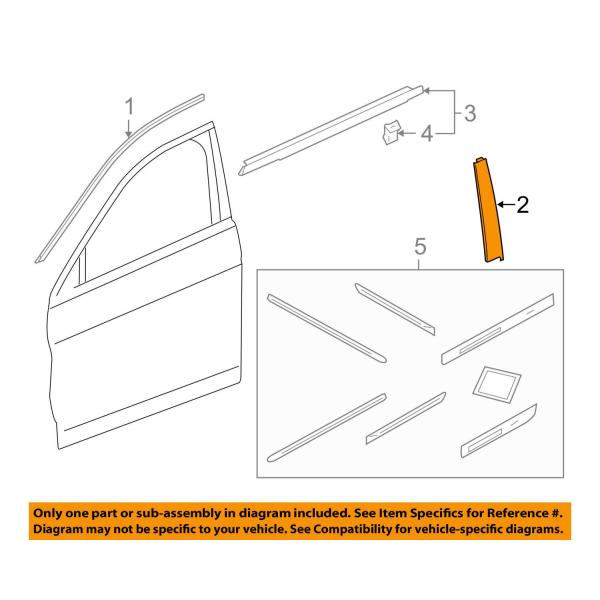 【並行輸入品】HONDA (ホンダ) 純正部品 ガーニツシユ R.フロントドアーセンター アコード ...