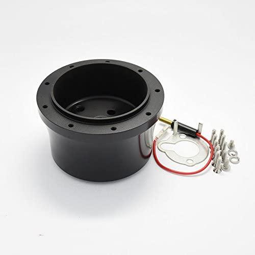 【並行輸入品】FlashPowerステアリングホイールアダプタ9ボルトビレットブラックfor GM ...