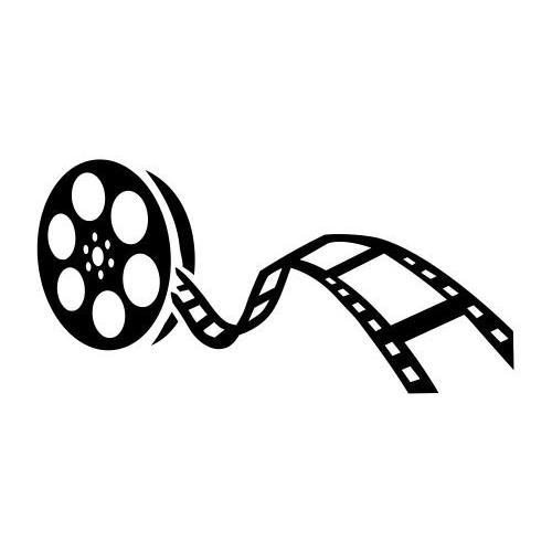 【並行輸入品】JS Artworks フィルム リール 映画 ビニール デカール ステッカー (ブラ...