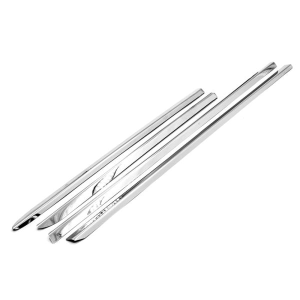 【並行輸入品】eRushAutoparts 光沢ステンレススチールウィンドウシルトリム 2009 2...