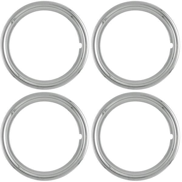 【並行輸入品】OxGord ビューティートリムリング 14インチラリーホイール用 深さ1 1/2イン...