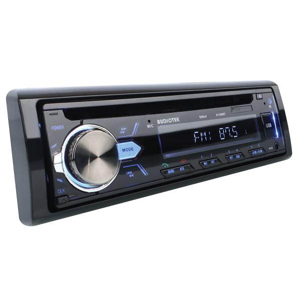 【並行輸入品】Audiotek AT 990BT CD / MP3 カーオーディオレシーバー USB...