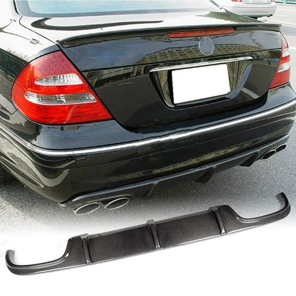 【並行輸入品】カーボンファイバー リアディフューザー for メルセデスベンツ Eクラス W211 ...