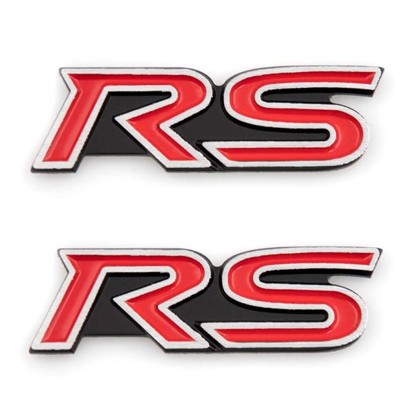【並行輸入品】RSエンブレム2個 車用エンブレムレターロゴバッジ プレミアムカーフェンダーステッカー...
