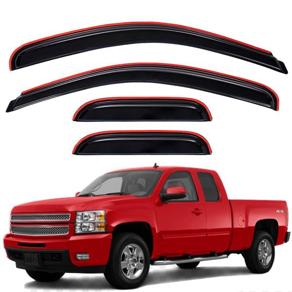 【並行輸入品】Lightronic WV194040 インチャンネル サイドウィンドウバイザー ディ...