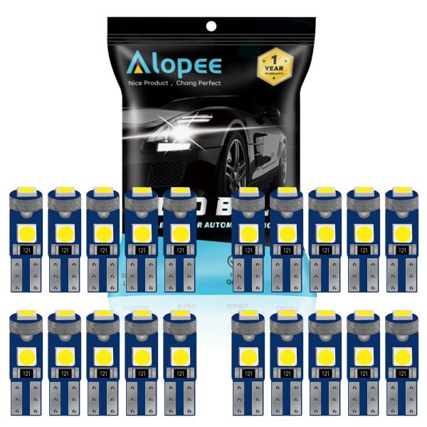 【並行輸入品】 Alopee T5 LED Bulbs White 12V 2721 Replace...