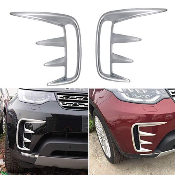 【並行輸入品】 TURBO 2 Pcs Silver ABS Front Fog Lamp Ligh...