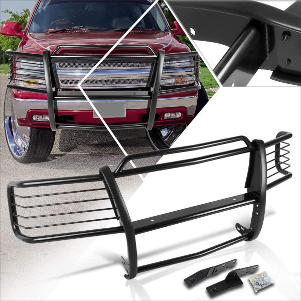 【並行輸入品】シボレー シルバラード 1500/2500 99 02 バンパーブラシグリルガードプロ...