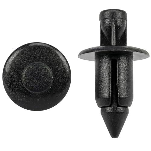 【並行輸入品】Woodzdon 100個 M6 フェンダークリップ バンパー リテーナー プッシュピ...
