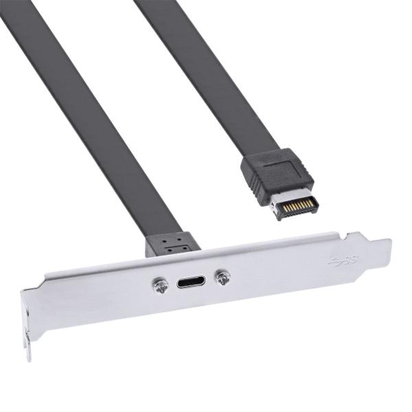 【並行輸入品】 InLine〓 Slot Panel USB Type C to USB 3.1 F...