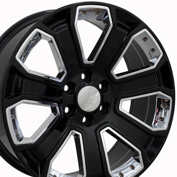 【並行輸入品】OE Wheels LLC 22インチリム 次世代シボレーシルバラードホイール CV9...