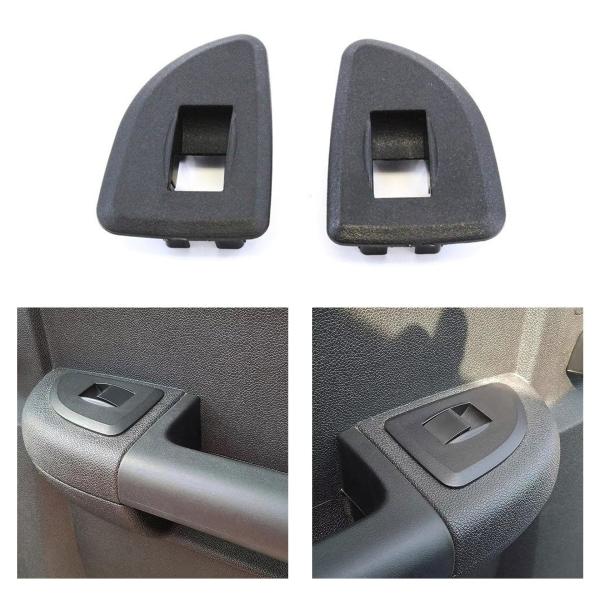 【並行輸入品】FZJDSD ウィンドウスイッチベゼル 2個 ブラック リア左右 GMC シエラ シボ...