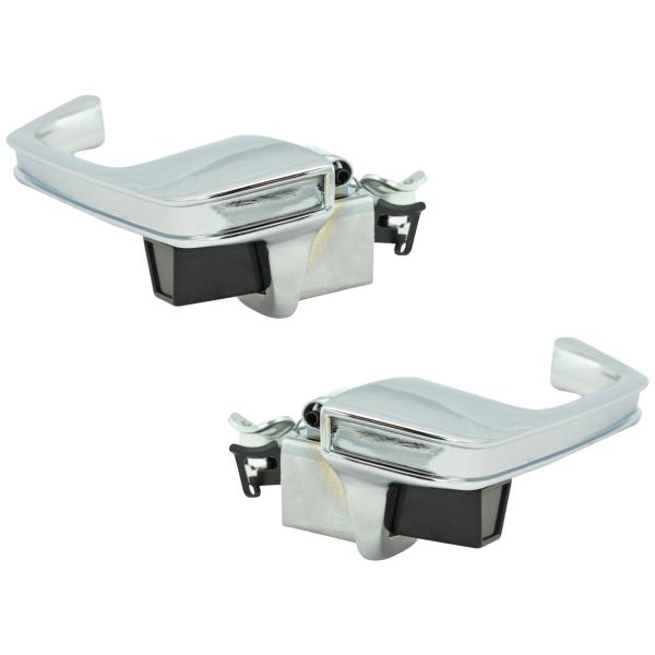 【並行輸入品】クロム外側外側外側ドアハンドルペアセット、シボレーGMCピックアップトラックに対応。 ...