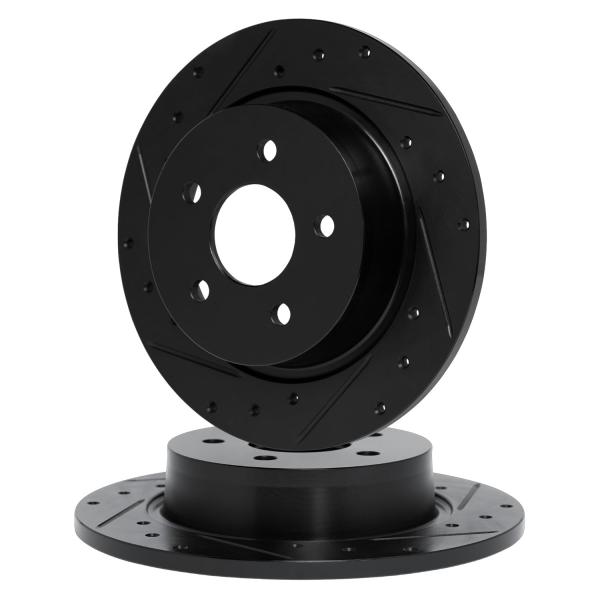 【並行輸入品】 R1 Concepts Rear Brake Rotor Kit |Brake Ro...