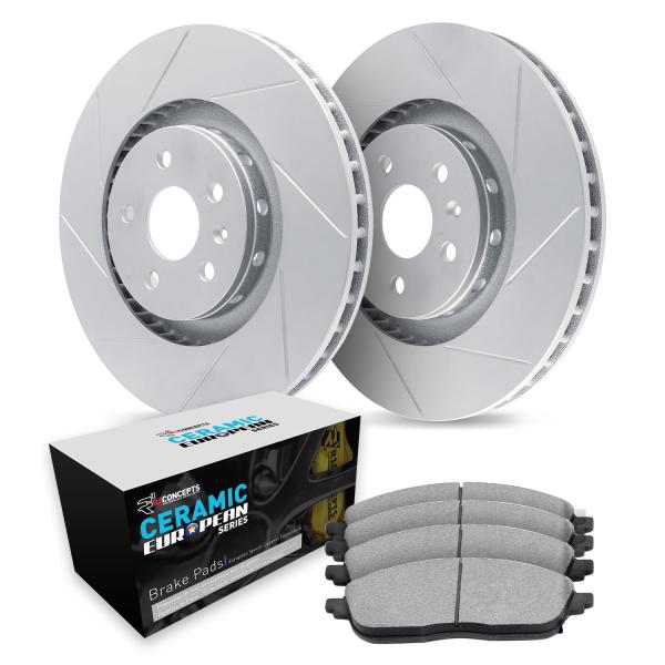 【並行輸入品】 R1 Concepts Front Brakes and Rotors Kit |F...