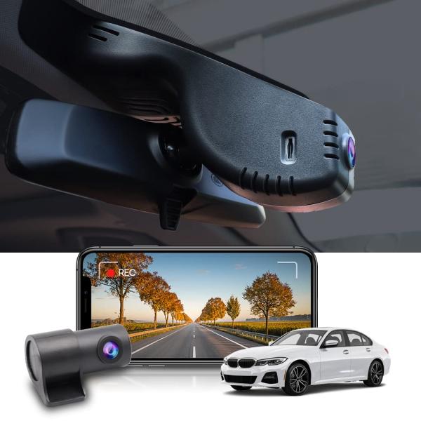 【並行輸入品】 Fitcamx Front 2160P+Rear 1080P Dash Cam Ad...