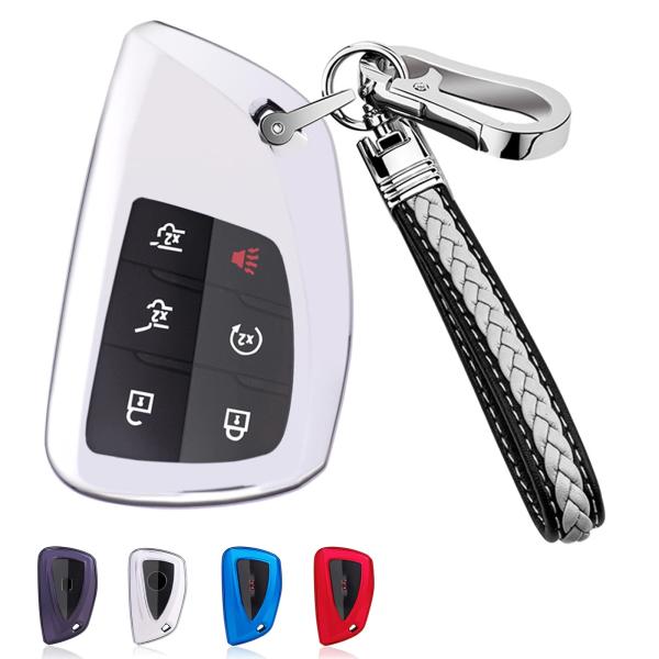 【並行輸入品】 YaSeim Key Fob Cover,Soft TPU Full Protect...