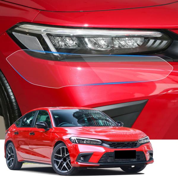 【並行輸入品】 Car Headlight Protection Film for Honda Ci...