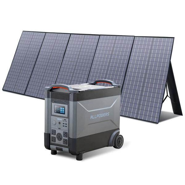 【並行輸入品】 ALLPOWERS R4000 Solar Generator with SP037...
