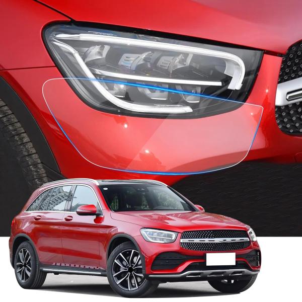 【並行輸入品】 LUNQIN Car Headlight Protection Film for M...