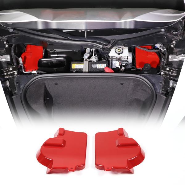 【並行輸入品】フロントストラットタワーカバー シボレーコルベットC8スティングレイ2020 2024...