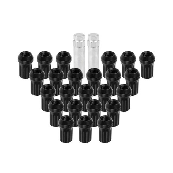 【並行輸入品】cciyu 24個セット ブラックラグナット M14x1.5 ホイールラグナット 1....
