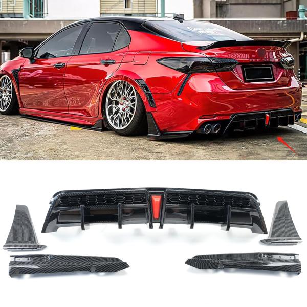 【並行輸入品】SKYYO リアディフューザーリップ 5個 カムリ SE XSE 2018 2023 ...