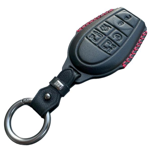 【並行輸入品】 KAWIHEN Leather Key Fob Cover Compatible w...