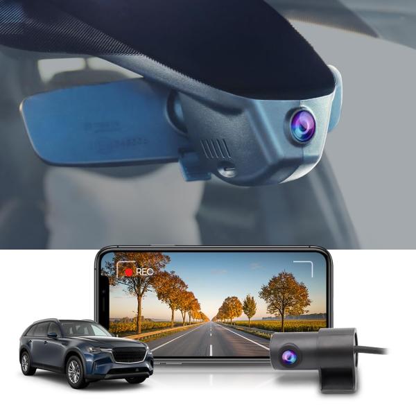 【並行輸入品】 Fitcamx Front 4K+Rear 1080P Dash Cam Adapt...