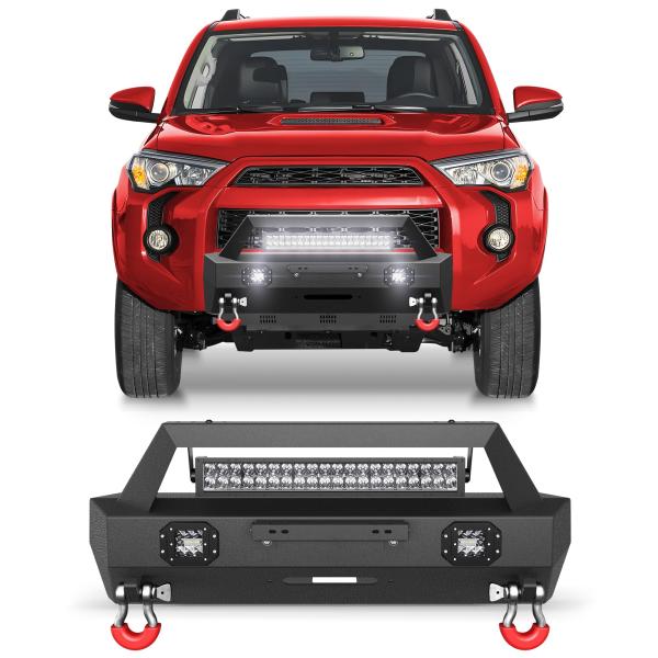 【並行輸入品】 LONGSUN 4Runner Stubby Front Bumper for To...