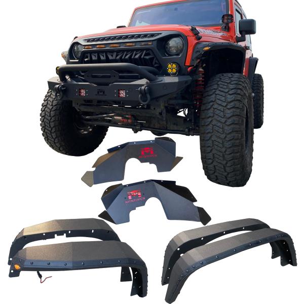 【並行輸入品】 OMP Offroad Steel Fender Flares Compatible...