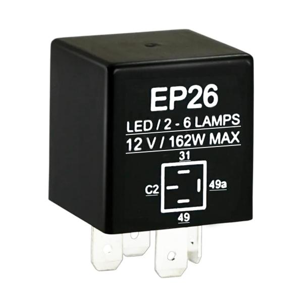 【並行輸入品】4ターミナル 12ボルト EP26 LEDフラッシャーリレー ライト用 Dodge 1...