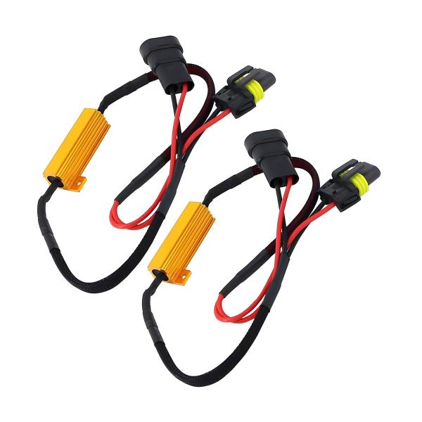 【並行輸入品】BESULEN 2個 9006/HB4 車用LED抵抗器キット、50W 6Ohm 車両...