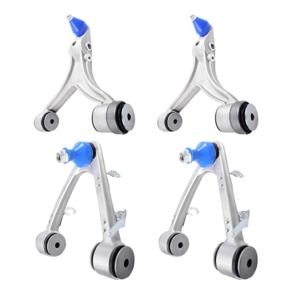 【並行輸入品】フロント上部下部コントロールアームサスペンションキットLH&amp;RH4個 2005 201...