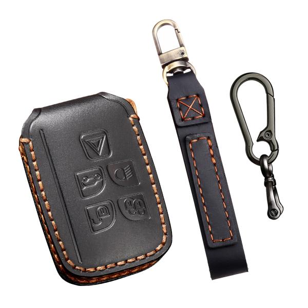 【並行輸入品】Aoocar レザーキーフォブカバー、Discovery LR4 R Rover Sp...