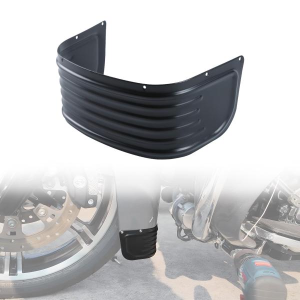 【並行輸入品】 LUXEMOTO Front Fender Trim Ribbed Skirt fo...