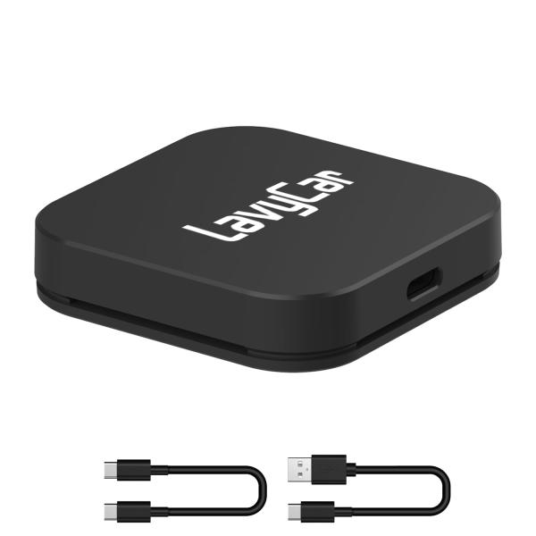 【並行輸入品】 Wireless CarPlay/Android Auto Adapter USB/...