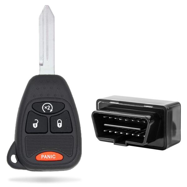 【並行輸入品】キーレスエントリーリモートキット 4ボタン クライスラー対応 ダッジ対応 ジープモデル...