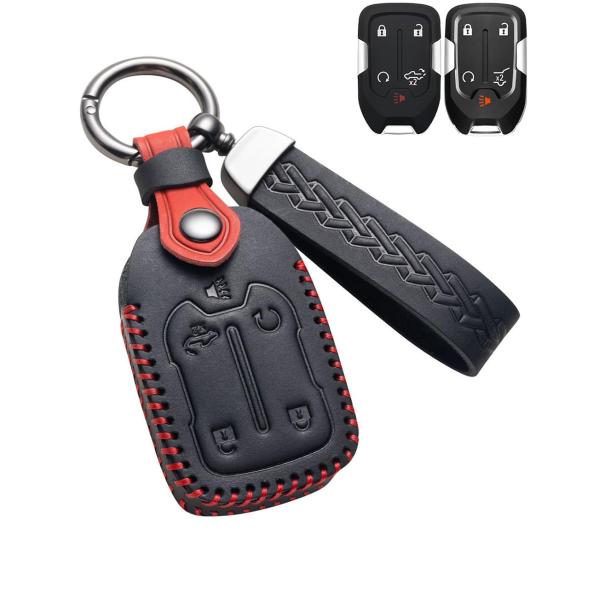 【並行輸入品】 YINEOR Key Fob Cover Leather Car Key Case ...