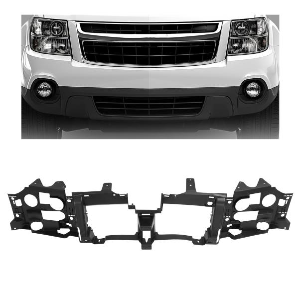 【並行輸入品】ECOTRIC フロントヘッダーパネル ヘッドライト 2002 2009 シボレー シ...