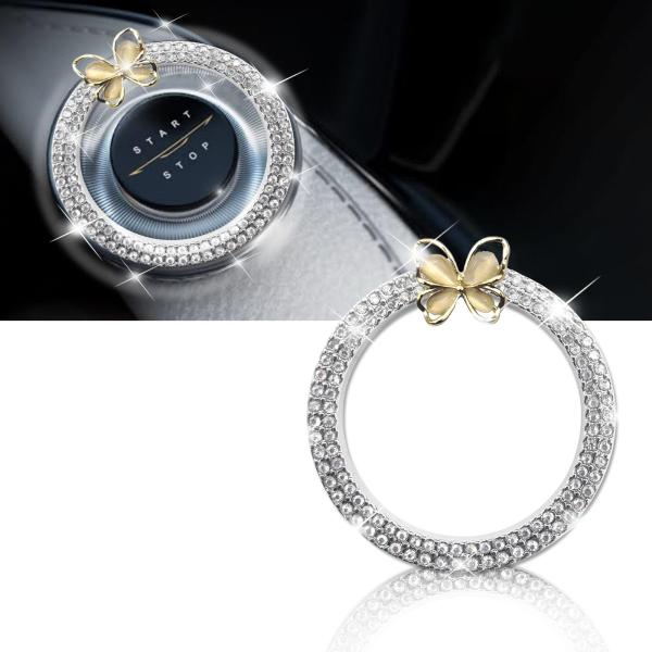 【並行輸入品】ALITTLEBYLIFE キャットオパールダイヤモンドエンジンスタートリングデカール...