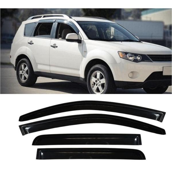 【並行輸入品】 JDICY 4pcs Sun Rain Guard Trim Door Window...
