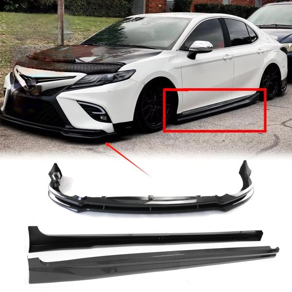 【並行輸入品】 skkyoro Front Bumper Lip &amp; Side Skirts Ext...