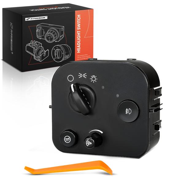 【並行輸入品】A Premium ヘッドライトスイッチ 交換用 シボレー トレイルブレイザー GMC...