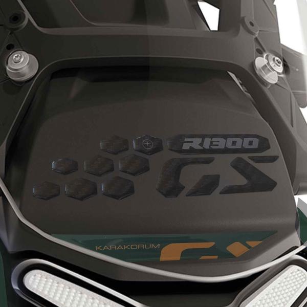 【並行輸入品】labelbike   オートバイのフロントパネルの保護と装飾用の 3D 樹脂ステッカ...