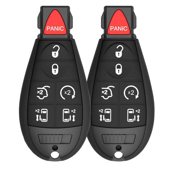 【並行輸入品】 Key Fob Replacement for Chrysler Dodge, YI...