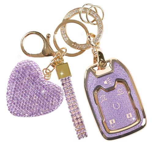 【並行輸入品】 Rislobx Key Fob Cover with Diamond Key Cha...