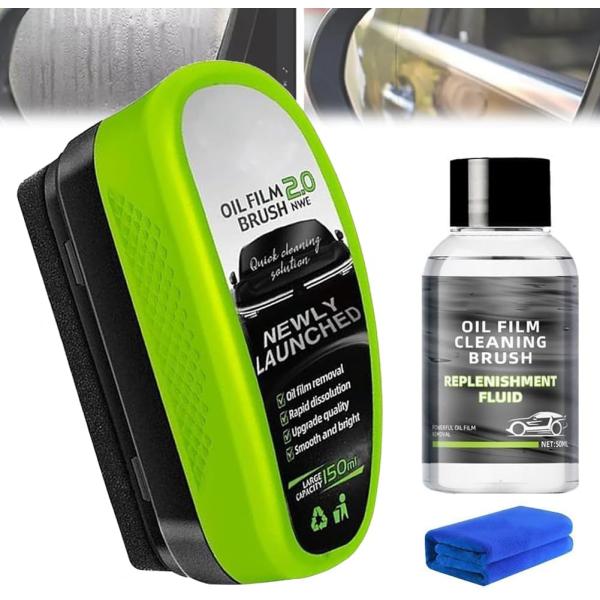 【並行輸入品】GHENGUA 車用フロントガラスオイルフィルムクリーナー アップグレード2.0クリア...