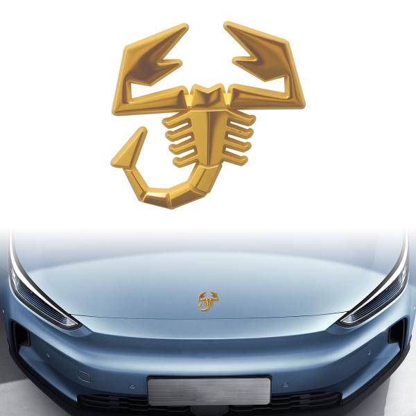 【並行輸入品】 HQRNYP Car 3D Scorpion Metal Sticker, Cust...